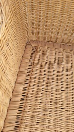 Vintage Wicker Rattan Armchair 1950s Colonial Style -Chairly Shop 9b6eb8a3 f624 4de1 a3f2 156ce4524481
