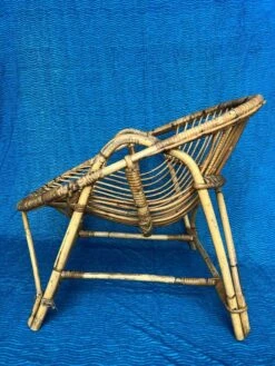 Vintage Rattan Armchair 1960 Shell Shape -Chairly Shop 9bffc5fd d706 4614 ac16 4e51e4cc3ab4