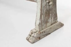 Beautifully Crafted Industrial Bench With A Wooden Top And White Paint, France Ca. 1900 23 Beautifully Crafted Industrial Bench With A Wooden Top And White Paint, France Ca. 1900 -Chairly Shop 9d0605d4 2533 4bd6 83f8 5331fbe02582