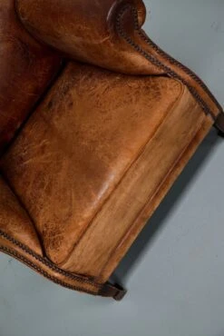 Vintage Dutch Cognac Colored Leather Club Chair -Chairly Shop 9e1ec286 2908 44d4 8eaa db1bd80a6ef1