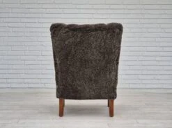 1950s, Danish Design, Reupholstered Armchair, Genuine Sheepskin "Wellington". 32 1950s, Danish Design, Reupholstered Armchair, Genuine Sheepskin "Wellington". -Chairly Shop 9e4dba02 e768 49ce 8ce3 031f594eccc5