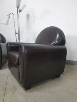 Club Leather Armchairs In Art Deco Style, 1970s, Europe -Chairly Shop a1908e10 bf94 4459 babc 77859da6689e