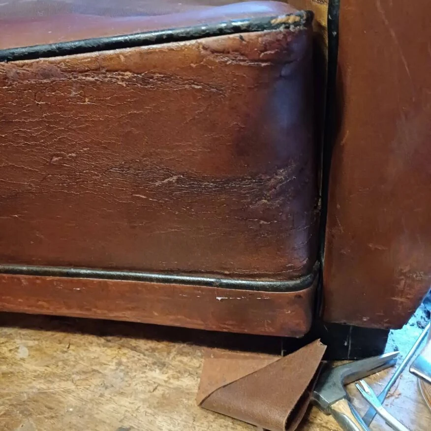 Real Vintage Club Armchair In Heart 6 Real Vintage Club Armchair In Heart - Image 4