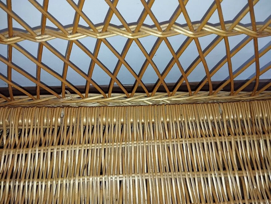 Vintage Wicker Chest Bench For Children 5 Vintage Wicker Chest Bench For Children - Image 3