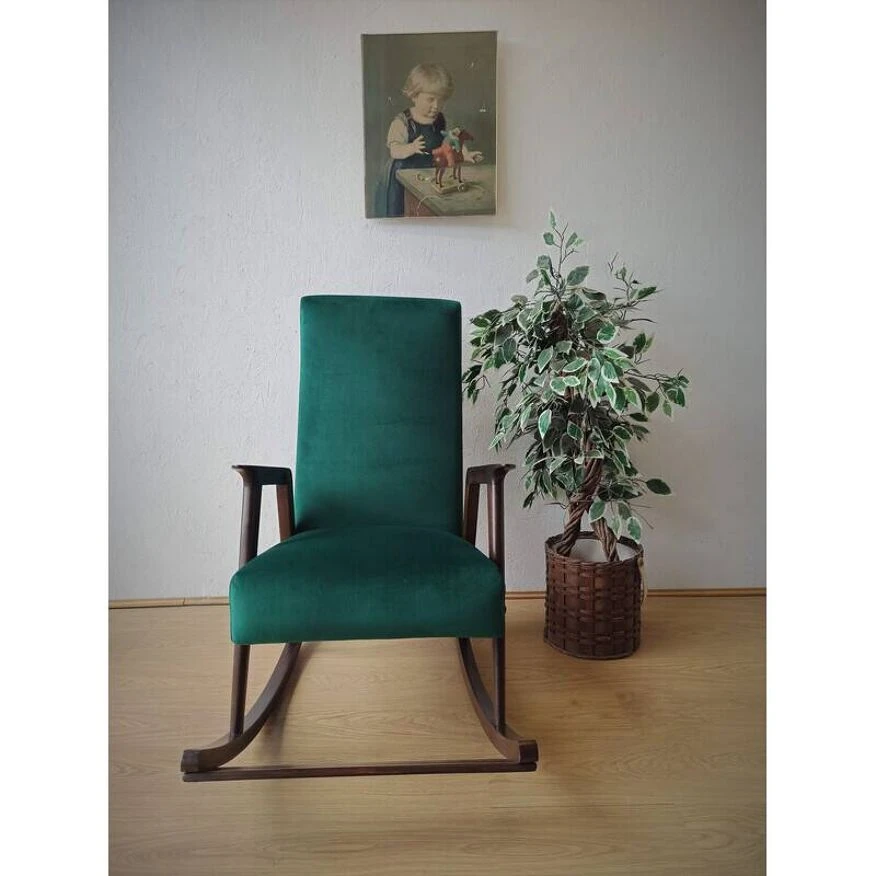 Vintage Rocking Chair From The 50s. 15 Vintage Rocking Chair From The 50s. - Image 13