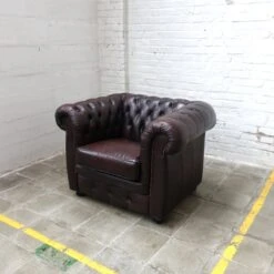 Vintage Chesterfield Club Fauteuil
