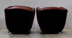 Pair Of Small Club Armchairs In Sheepskin Leather - Reproduction -Chairly Shop a8e2bb53 33f6 4f31 8ad1 e804cad5baf0