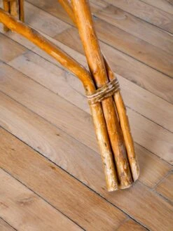 Shell Armchair In Rattan And Bamboo, Early 20th Century -Chairly Shop a9563756 87c9 49d5 ada7 44368c9ebcdd