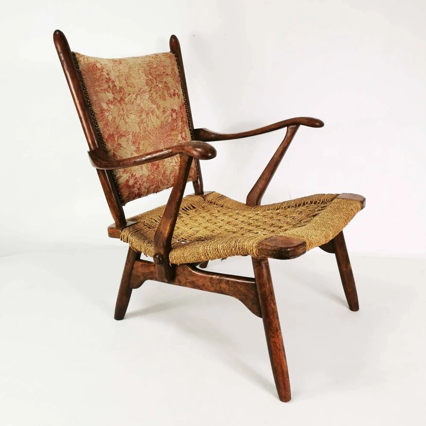 Art Deco Armchair, Designed By De Ster Gelderland, The Netherlands, 1950s. 15 Art Deco Armchair, Designed By De Ster Gelderland, The Netherlands, 1950s. - Image 13