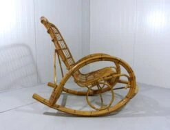 Rattan Rocking Chair 1960’s -Chairly Shop ab7d874b 1c96 4635 8db8 11895bf9b926
