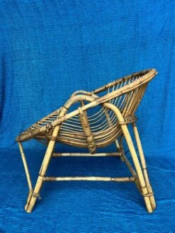 Vintage Rattan Armchair 1960 Shell Shape -Chairly Shop abb89d41 d258 49ea 9afc fff542eec313