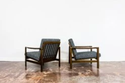 Pair Of Restored Mid Century Armchairs By Zenon Bączyk, 1960's -Chairly Shop acd790ad 1a30 46e3 897e 83a298bead60