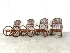 Vintage Bamboo Rocking Chairs, 1960s, Set Of 4 -Chairly Shop ad674fd1 3029 461c a4f7 0b4865b00b41