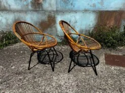 Pair Of Rattan Shell Armchairs Year 59/60 -Chairly Shop b14f2b44 c666 4218 8591 d048e90b4cfe