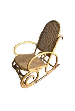 Vintage Bamboo Rocking Chair -Chairly Shop b3721a7a feae 46b5 bdfd 0d86679746ba