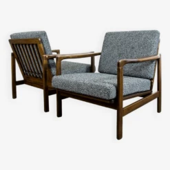 Pair Of Restored Mid Century Armchairs By Zenon Bączyk, 1960's -Chairly Shop b52fafd3 be5a 4e48 a72f ed5ce12fcbe0