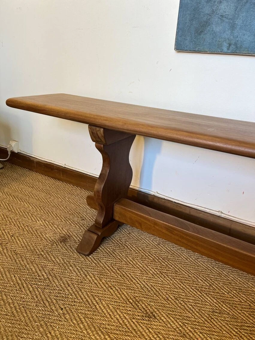 Vintage Solid Wood Farm Bench 17 Vintage Solid Wood Farm Bench - Image 15