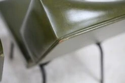 Pair Of Tubular Armchairs, Imitation Leather. Circa 1950 -Chairly Shop b71b9296 940e 42bf 8079 a4bfc06c1e86