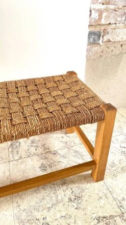 Stool Bench Wood And Rope Vintage Bohemian Spirit -Chairly Shop b981a7d9 a9ae 475a b3cd 9b951bf1da2f