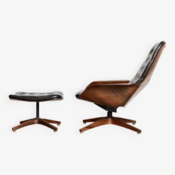 George Mulhauser Lounge Chair & Ottomane "Mr.Chair II" For Plycraft -Chairly Shop bb605b7b ac2c 4f6e a188 2328f4a76299