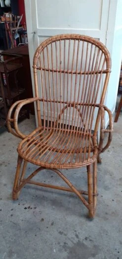 Rattan Armchair.