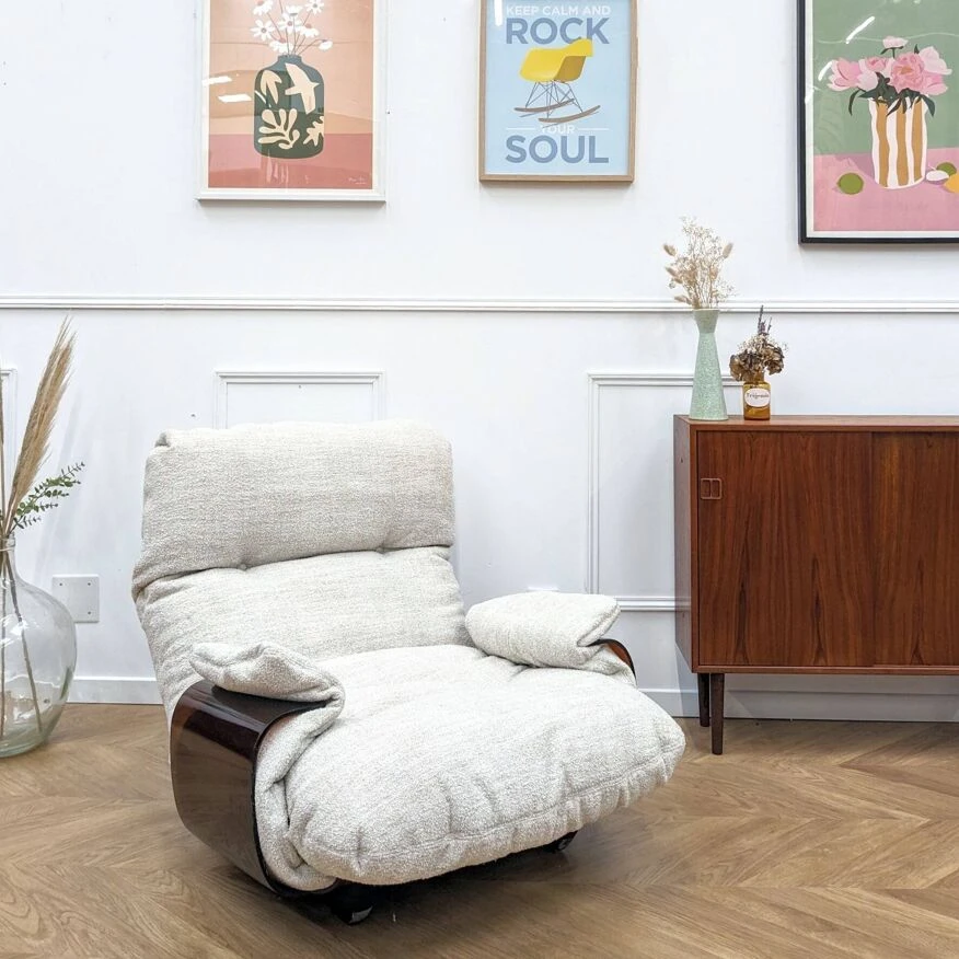 Marsala Armchair Ligne Roset Ecru 6 Marsala Armchair Ligne Roset Ecru - Image 4