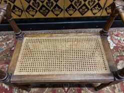 Small Louis XVI Style Cane Bench