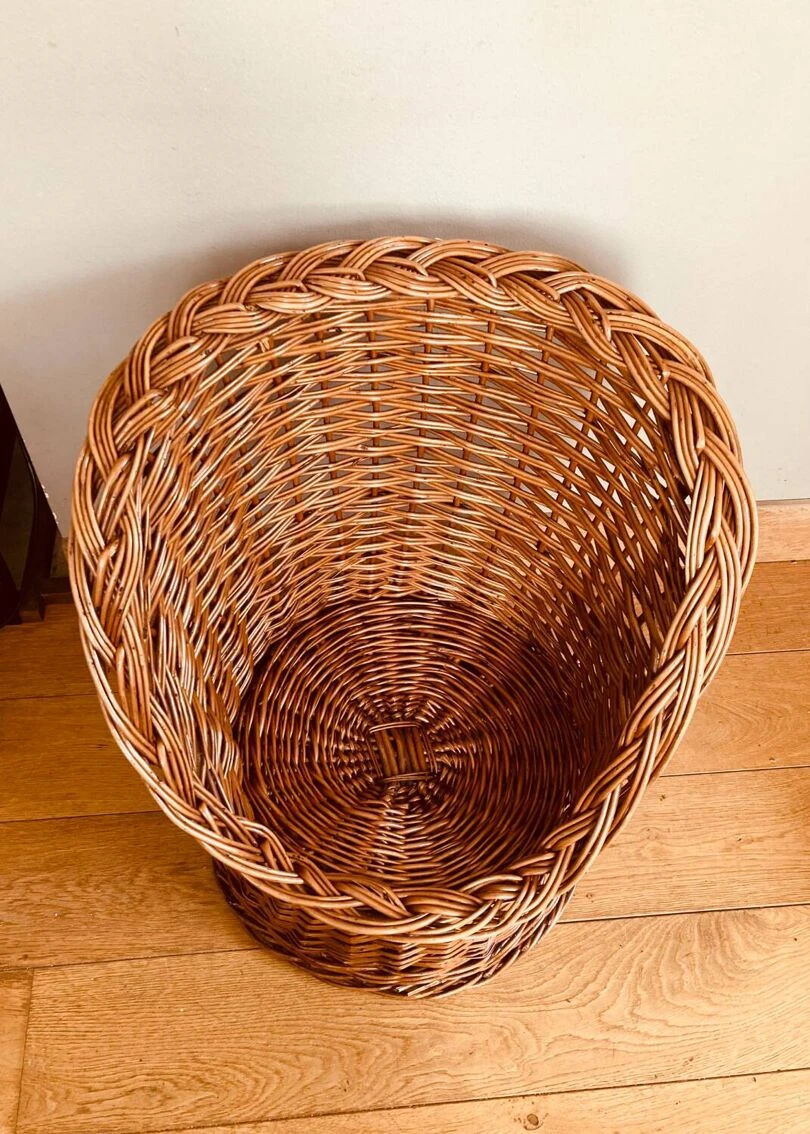 Vintage Rattan / Wicker Armchair For Children, 1970s 5 Vintage Rattan / Wicker Armchair For Children, 1970s - Image 3