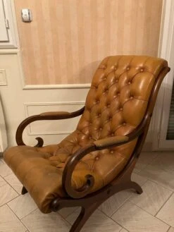 Leather Chesterfield Rocking Chair -Chairly Shop bf3568a1 bdfb 4dcc a4cf 203af56b3350