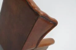 Vintage Dutch Cognac Colored Leather Vintage Dutch Cognac Colored Leather Club ChairClub Chair -Chairly Shop bf4295bd 5b8e 4f9a 97e1 c508eb992d8a