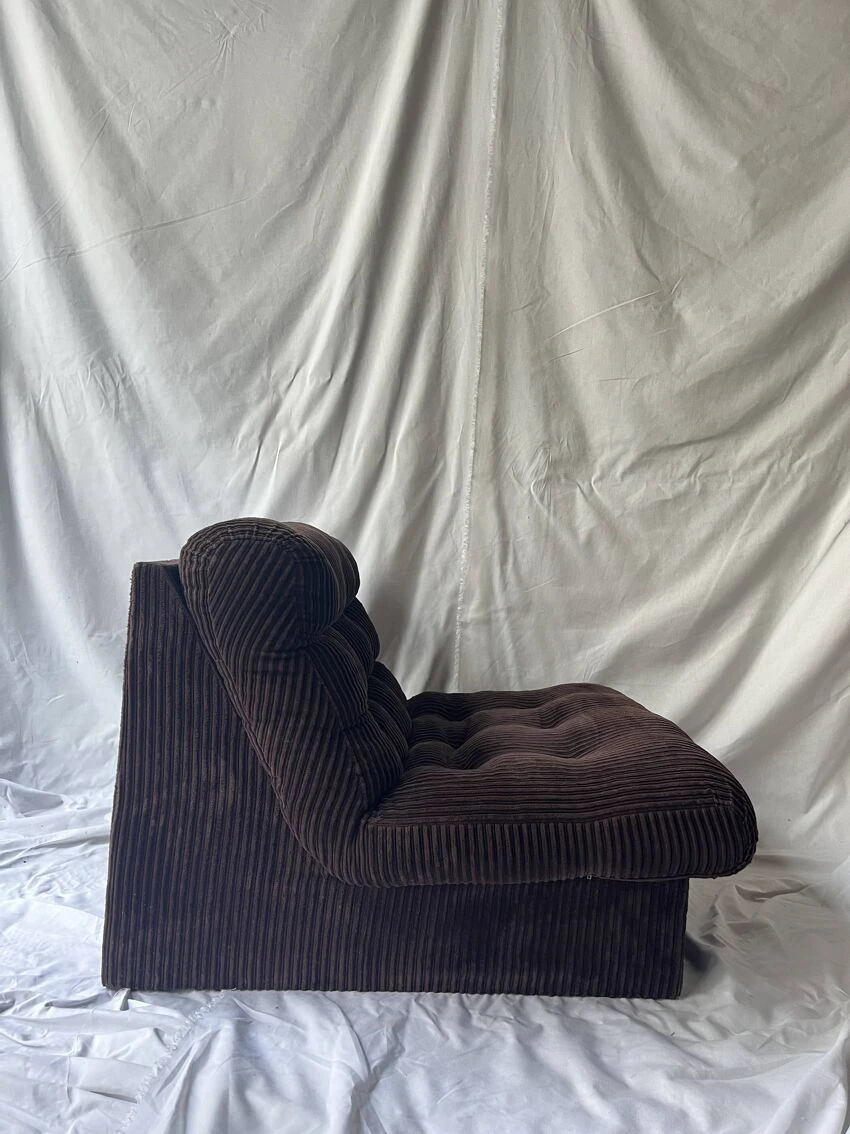 Corduroy Fireside Chair, 1970s 6 Corduroy Fireside Chair, 1970s - Image 4