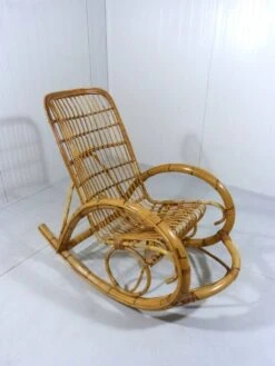Rattan Rocking Chair 1960’s -Chairly Shop c0aa23c0 1e94 40eb b9c4 540fc8fb5ac7