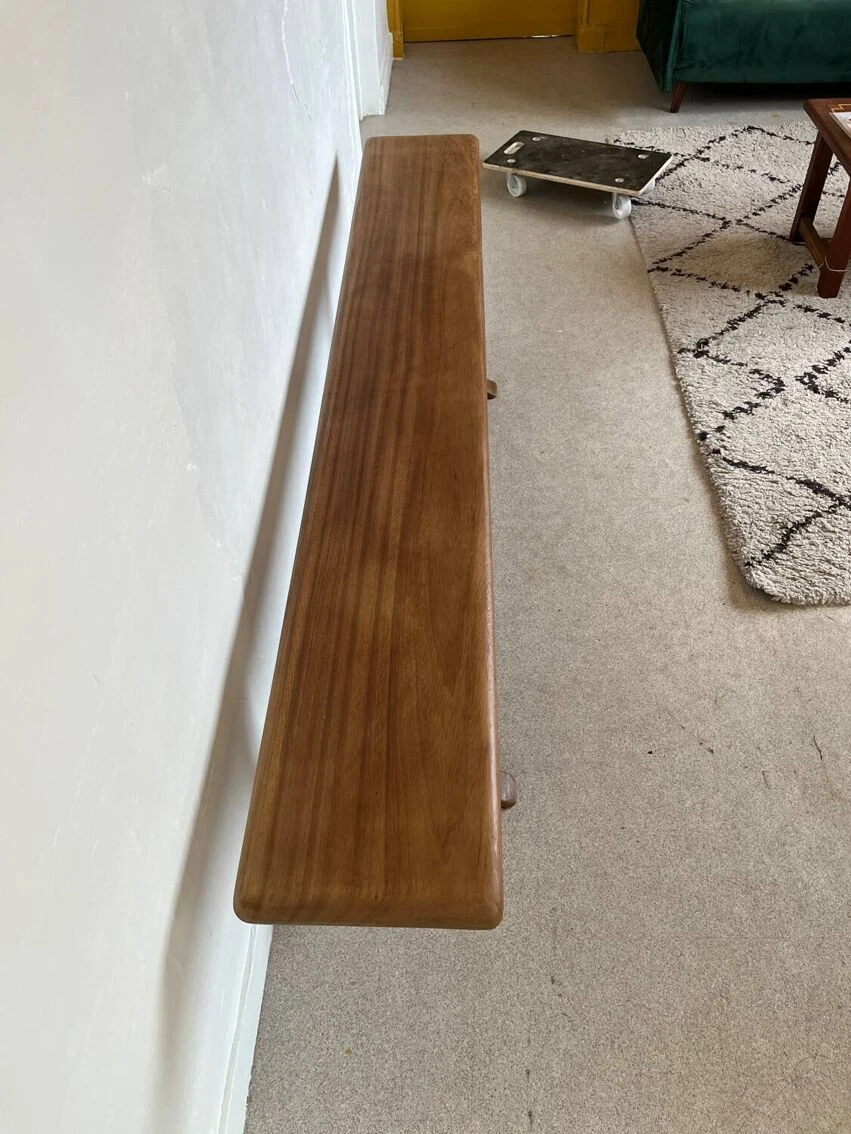 Vintage Solid Wood Farm Bench 6 Vintage Solid Wood Farm Bench - Image 4