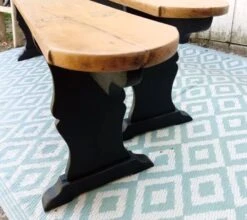 Pair Of Large Wooden Benches -Chairly Shop c0f287f5 af15 4d0e 915c 5577cd595ab9