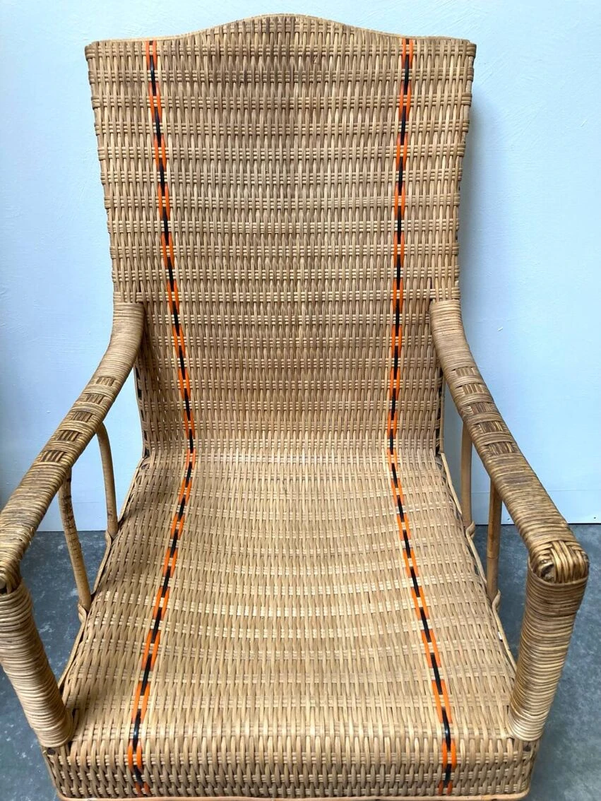 Scoubidou Wicker Armchair 7 Scoubidou Wicker Armchair - Image 5