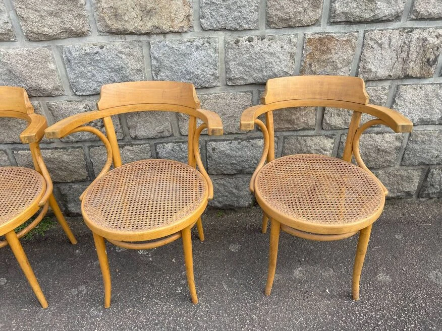 Lot De 4 Chaises Cannées 4 Lot De 4 Chaises Cannées - Image 2