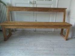Church Bench, End Of Bed In Pitch Pine With Light Oak Waxed Finish. 18 Church Bench, End Of Bed In Pitch Pine With Light Oak Waxed Finish. -Chairly Shop c6e81520 f3ee 4657 88a5 0eeedc5782f3