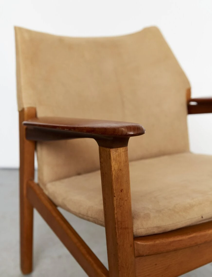 Pair Hans Olsen Easy Chairs For Verner Birkholm 12 Pair Hans Olsen Easy Chairs For Verner Birkholm - Image 10