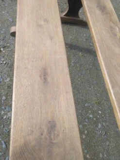 Pair Of Old Oak Benches