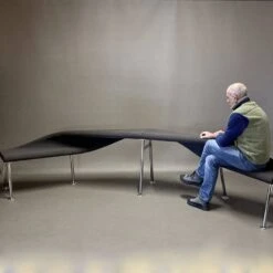 Large 340 Cm Scandinavian Design Sofa. -Chairly Shop cb12cf60 3c60 4b9b 9817 4fa422a2b541