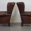 Set Of Two In Very Good Condition Dark Sheepskin Leather Wingback Armchairs -Chairly Shop cb6d2088 666f 4466 9c28 4b91ec18a0c4