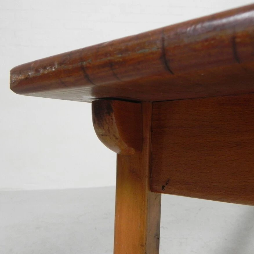 150 Cm Long Wooden Bench, 1950s 12 150 Cm Long Wooden Bench, 1950s - Image 10