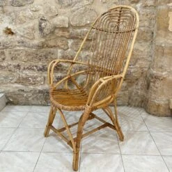 Rattan Armchair From The 60s