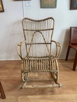 Rattan Rocking Chair, 1960s -Chairly Shop cb9f1a7d 5552 4113 8c2a fb125ee0f5fc