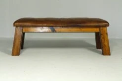 Leather Gym Bench, 1950s -Chairly Shop ce1b402c 92c0 4d87 bf14 0f052d588a7d