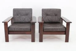 1970s Pair Of Leather Armchairs By Lepofinn, Finland -Chairly Shop ce1e3aba e994 4eb1 a7e2 a67f8e5a7cb3