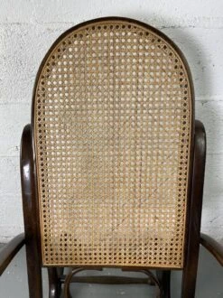 Rocking Chair Chair In Wood And Cannage From The 70s -Chairly Shop cfc1ea00 61c7 4cd3 b6bd 48eec4d35359