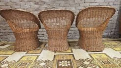 Set Of 3 Wicker Rattan Armchairs 1970 -Chairly Shop cff27bf3 28ab 4faf 89c0 b13192369cd9