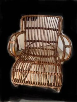 Wicker Armchair From The 70s