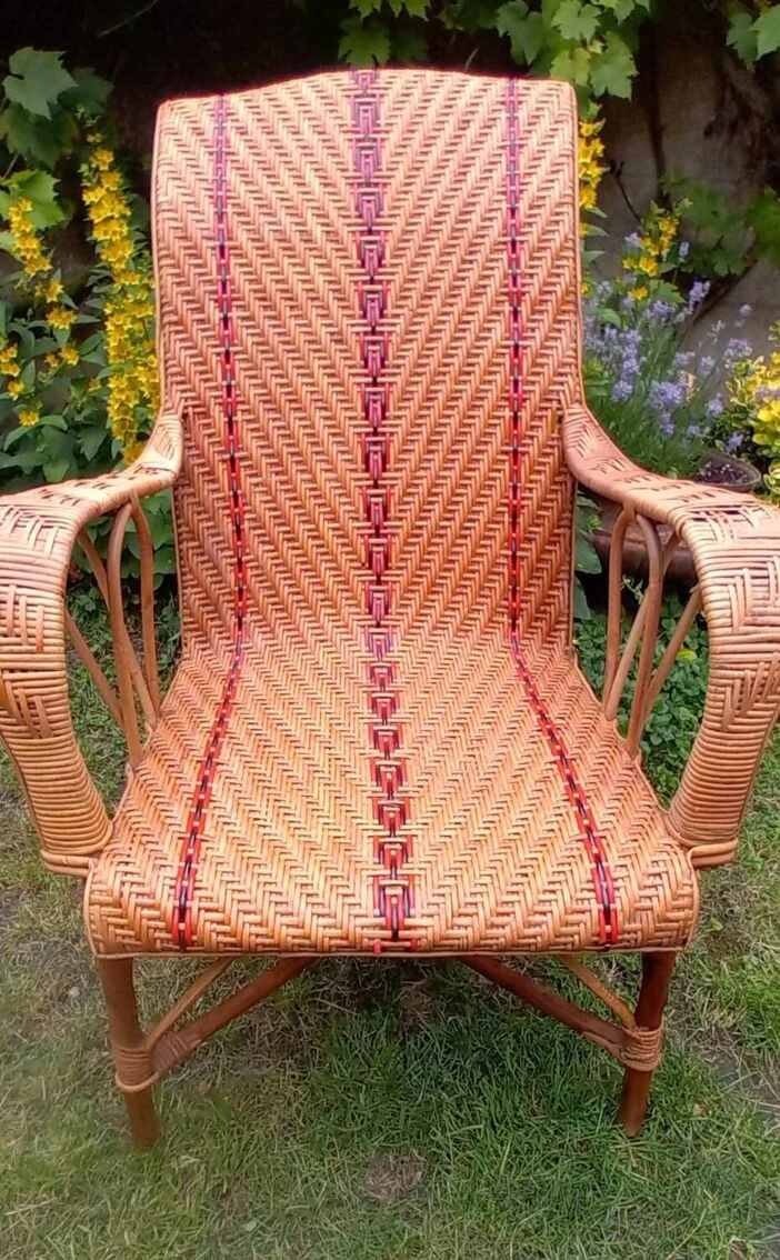 Vintage Rattan And Bamboo Armchair 6 Vintage Rattan And Bamboo Armchair - Image 4